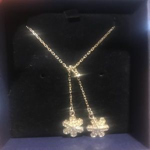 Swarovski Double pendant Necklace